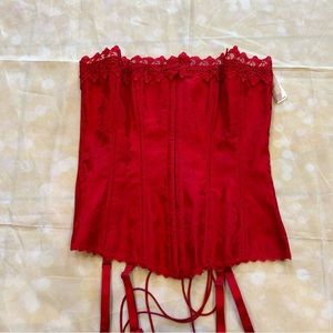 Fredericks of Hollywood Red Corset